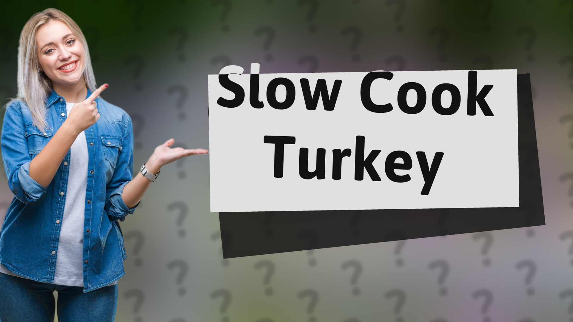 Slow Cook Turkey