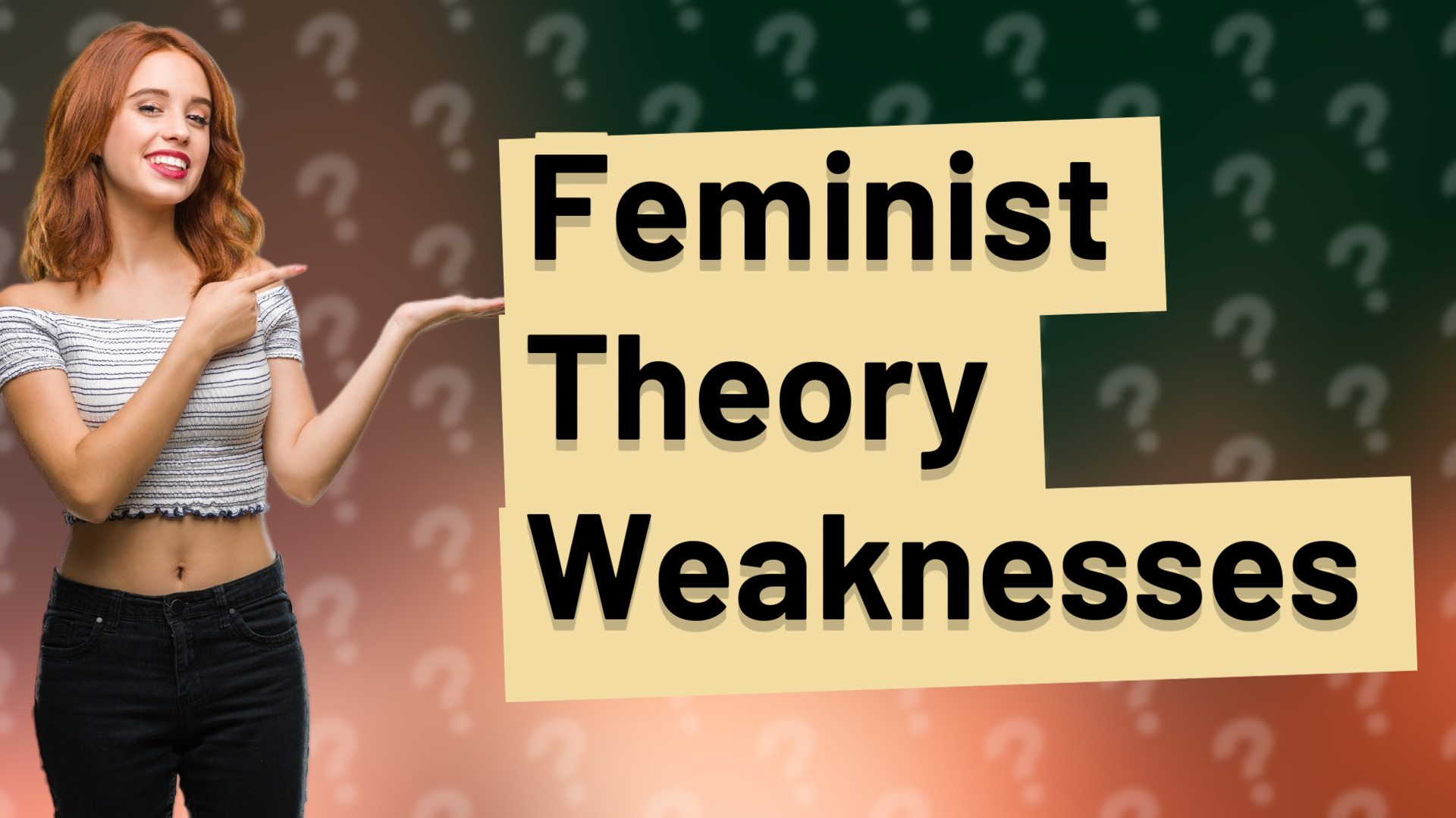 Feminist Theory Weaknesses