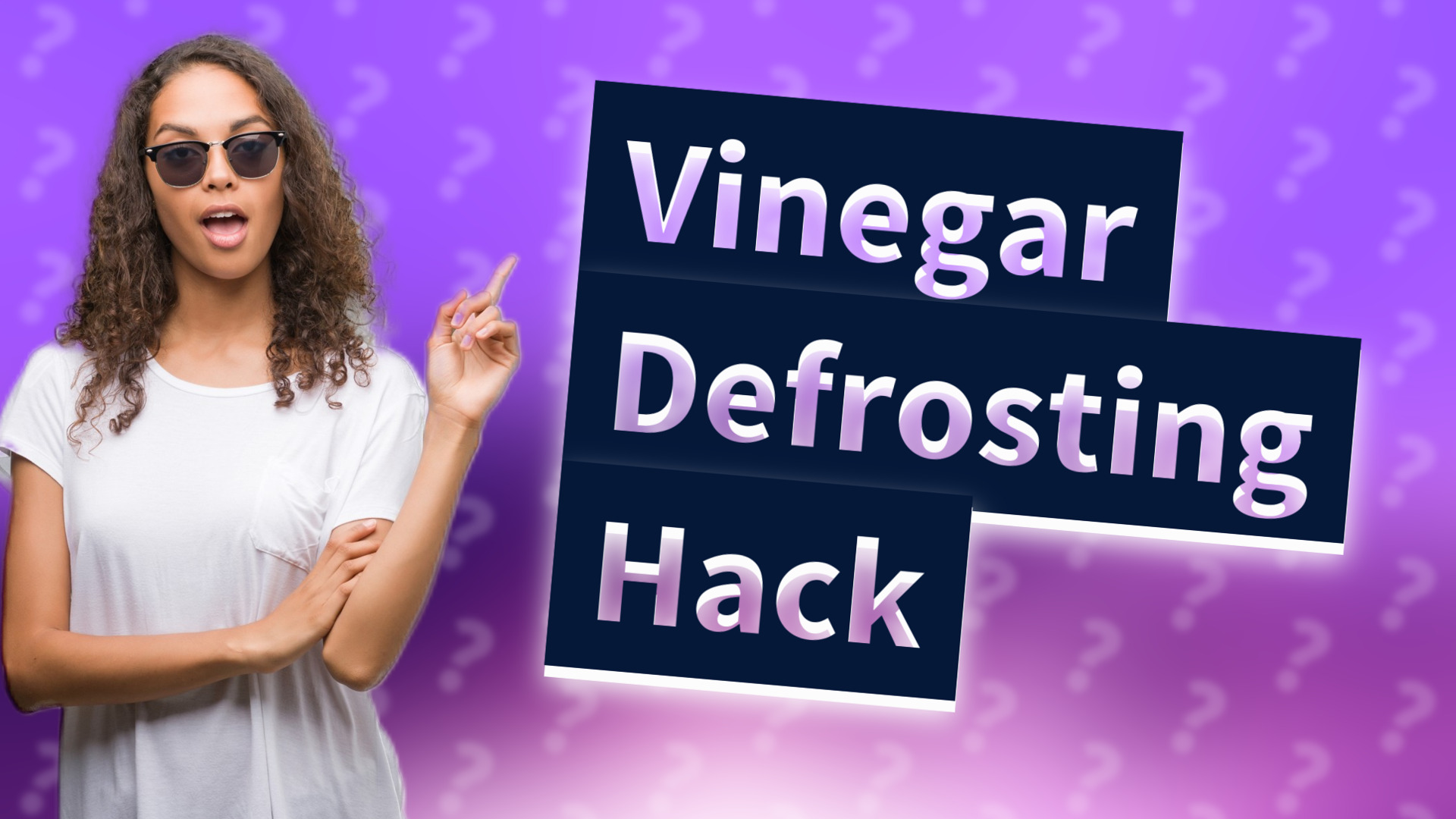 Vinegar Defrosting Hack