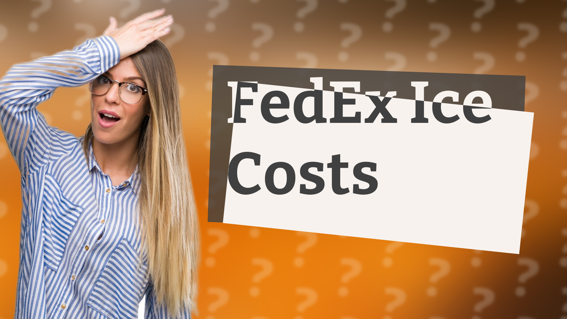 FedEx Ice Costs