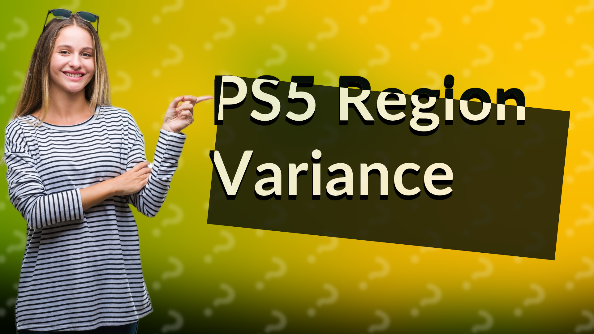 PS5 Region Variance