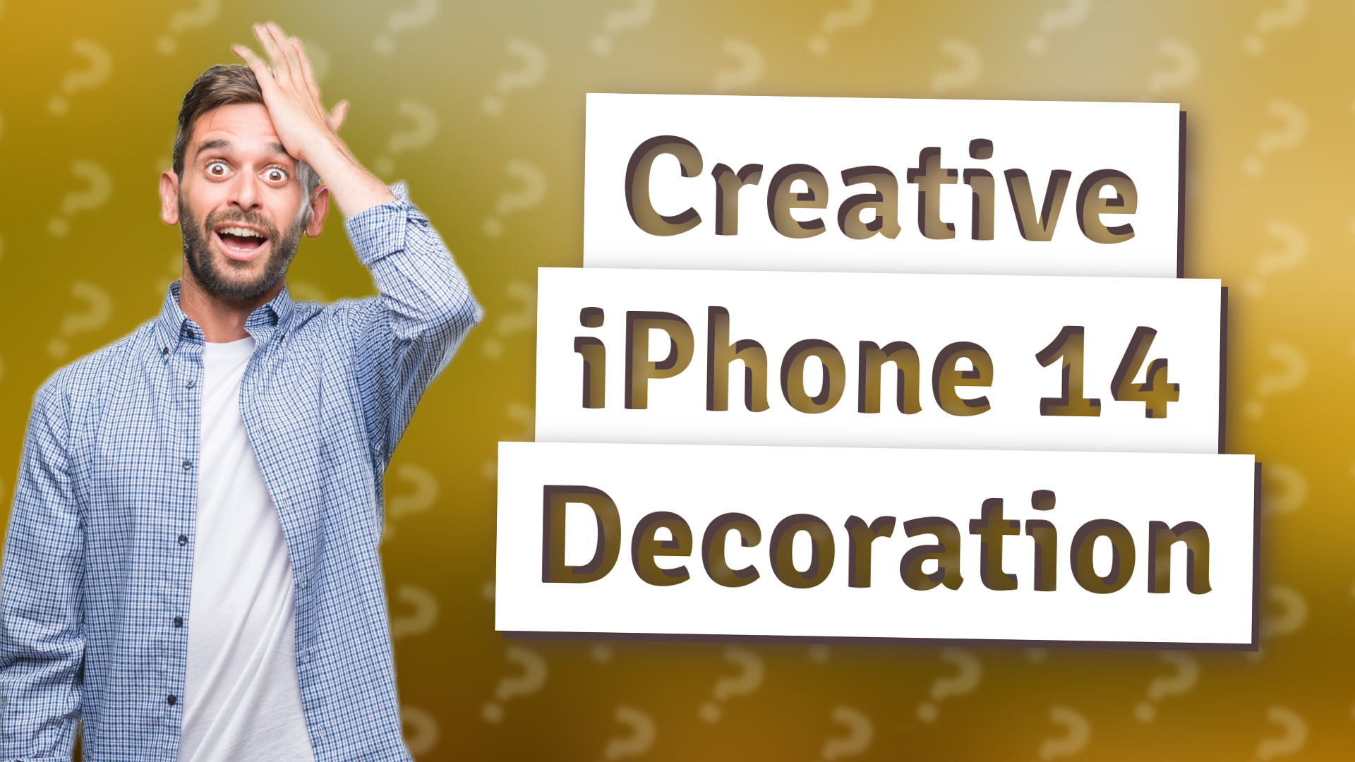 Creative iPhone 14 Decoration