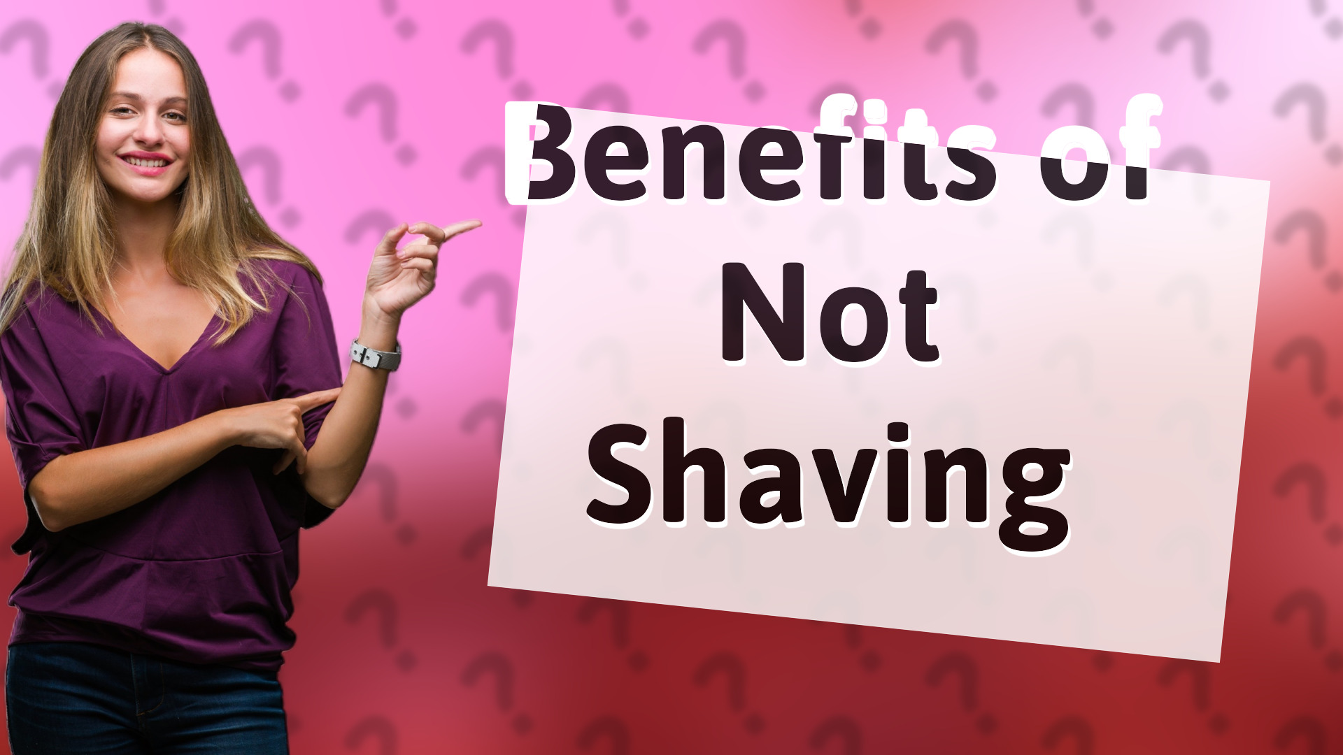 Benefits of Not Shaving
