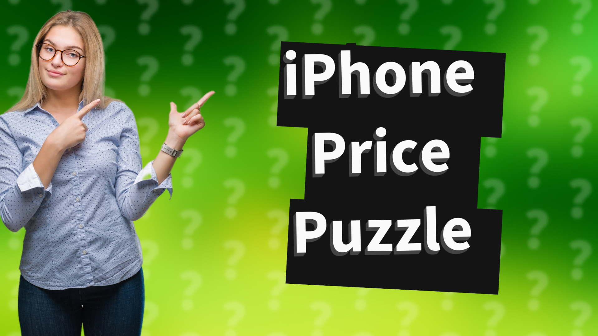 iPhone Price Puzzle