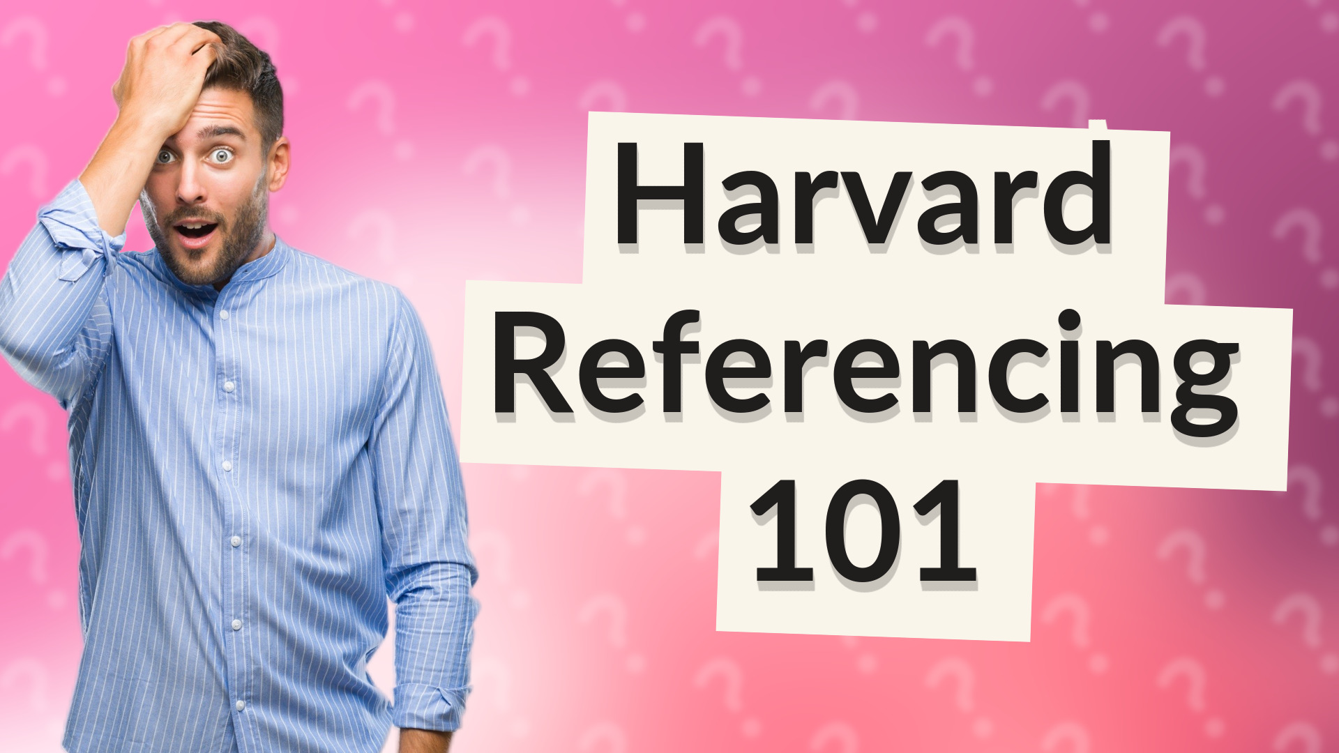 Harvard Referencing 101