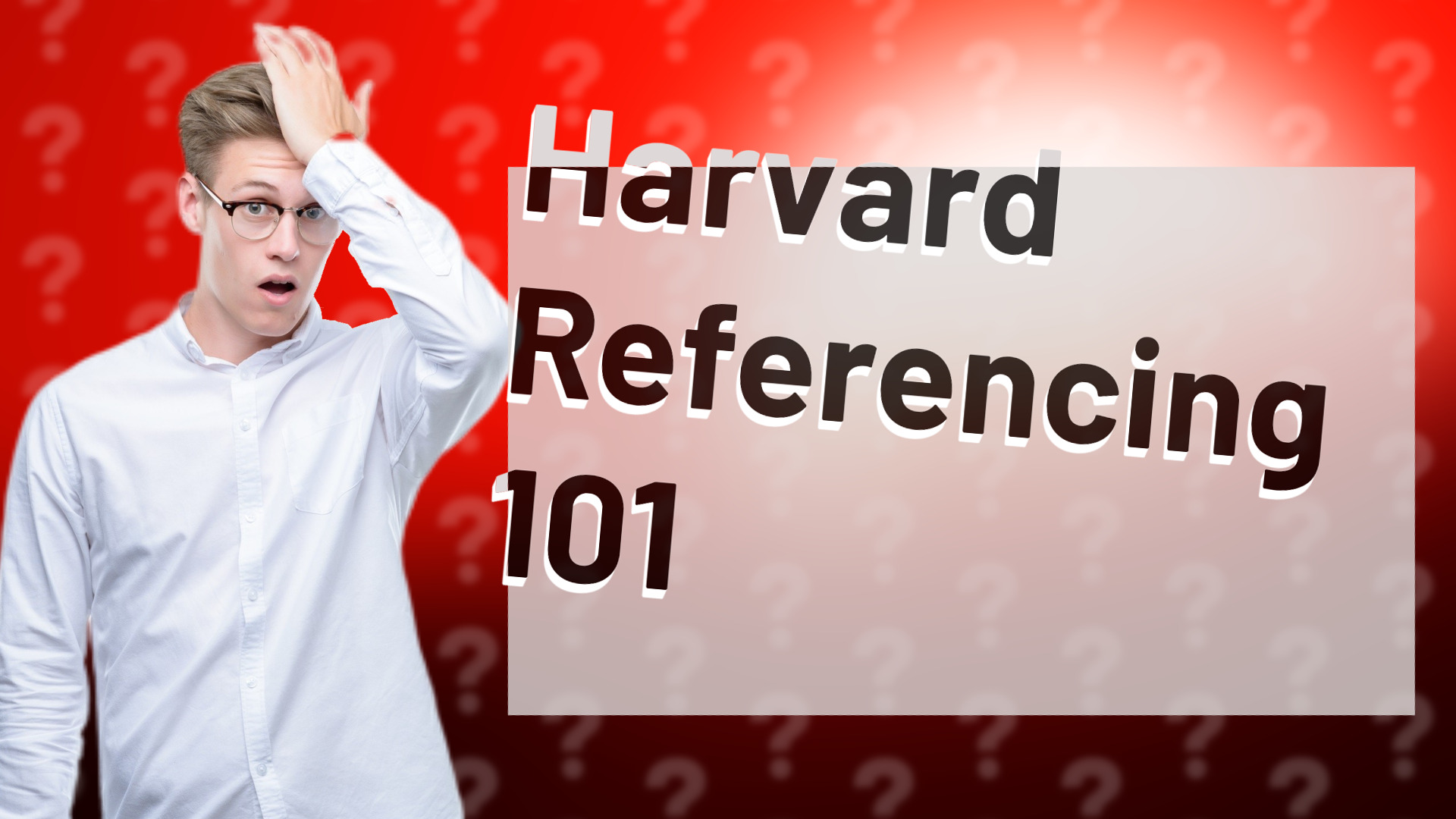 Harvard Referencing 101