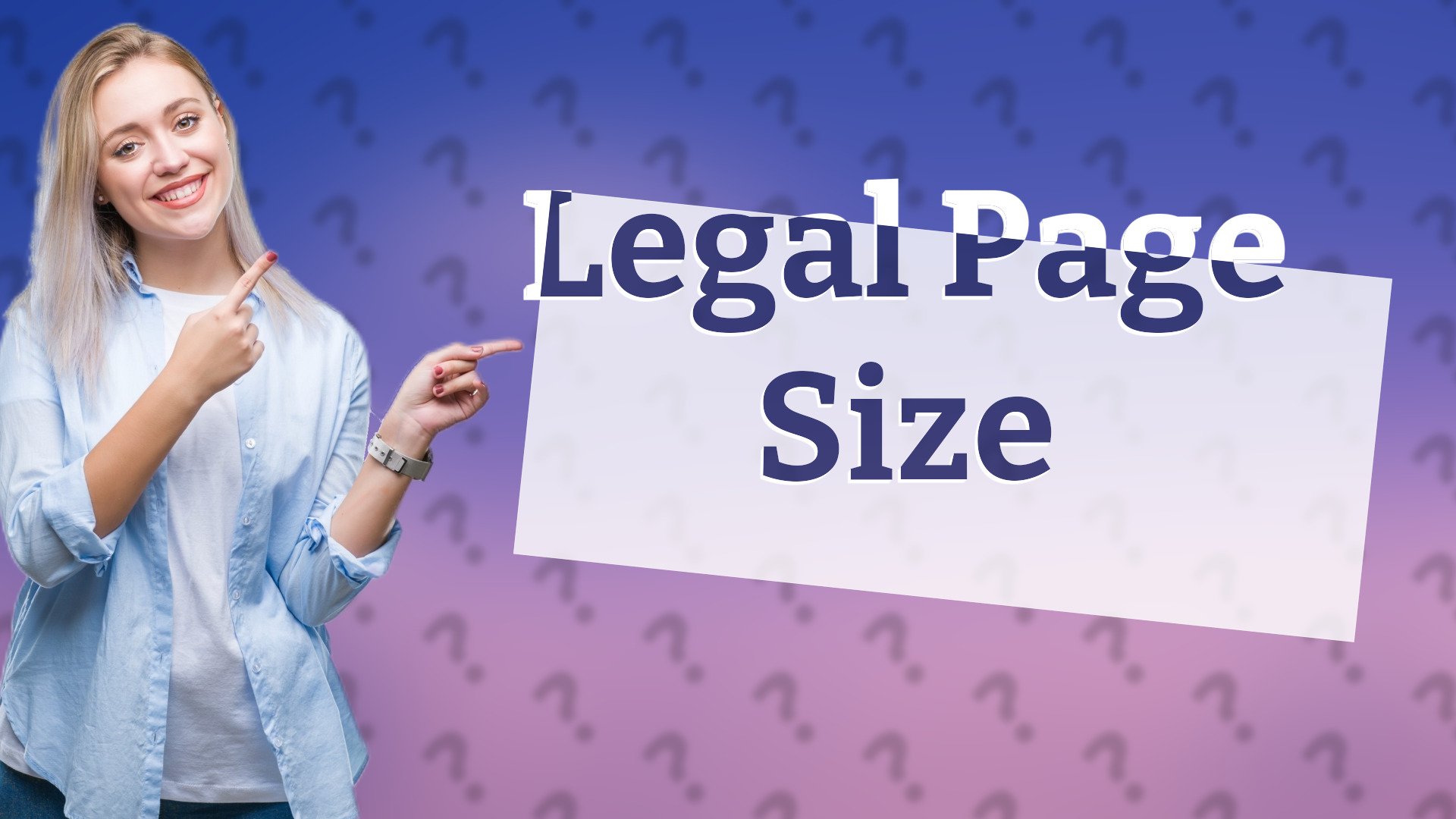 Legal Page Size