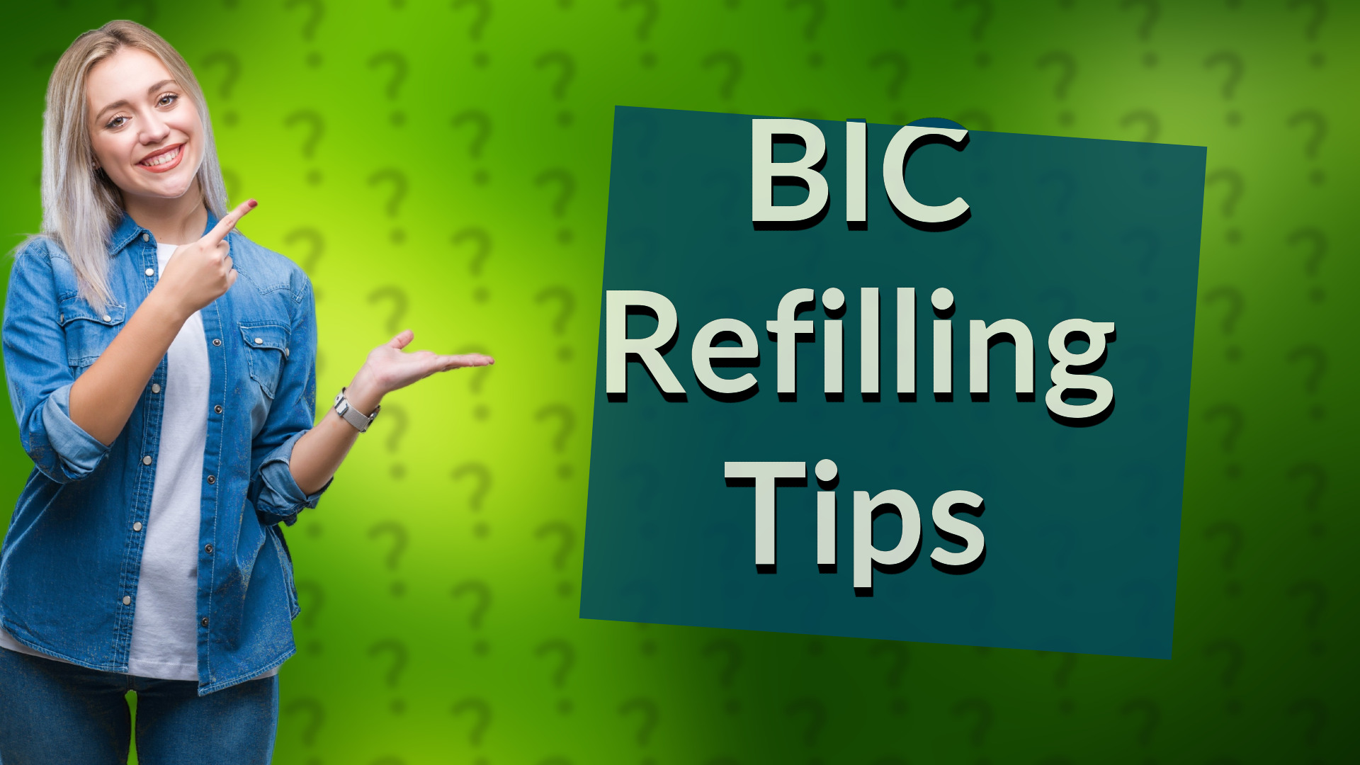 BIC Refilling Tips
