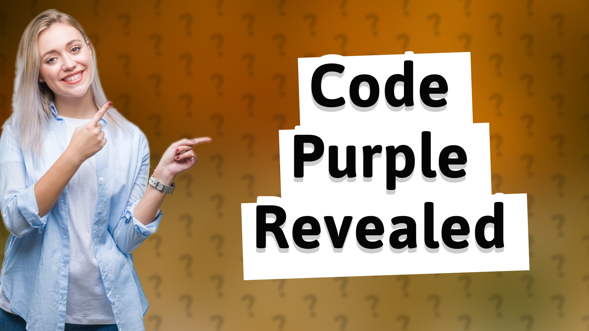 Code Purple Revealed