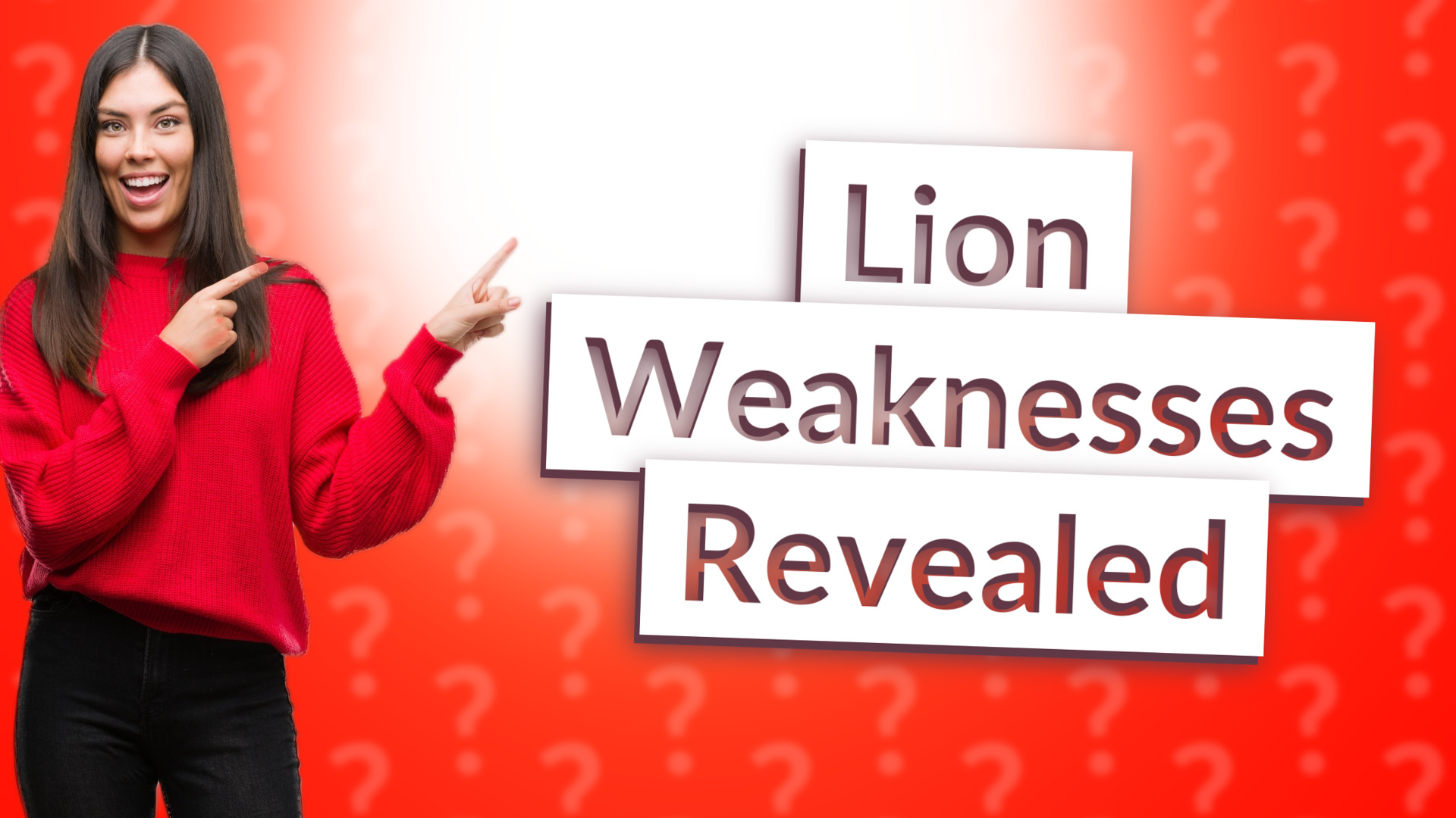 Lion Weaknesses Revealed