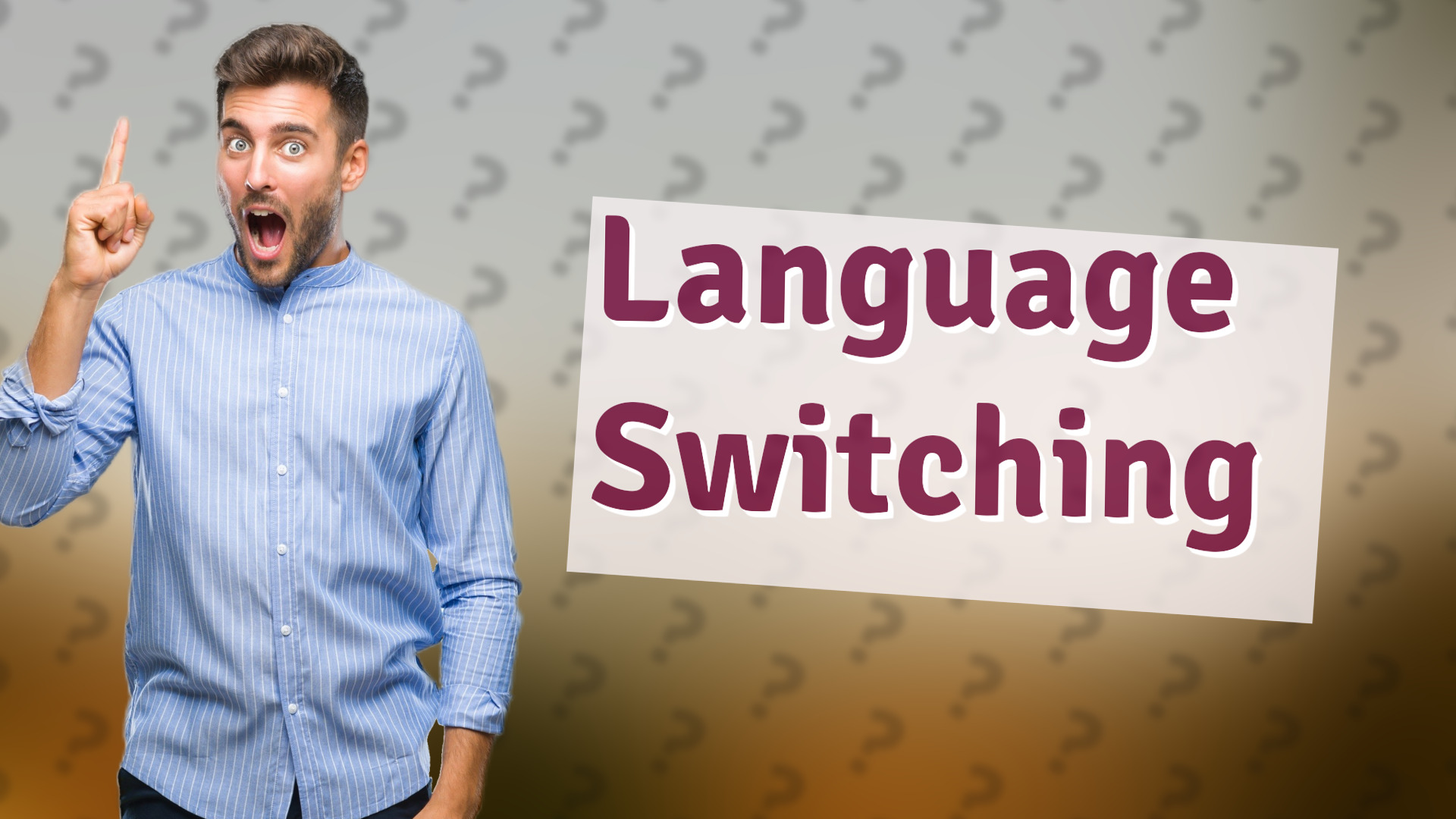 Language Switching