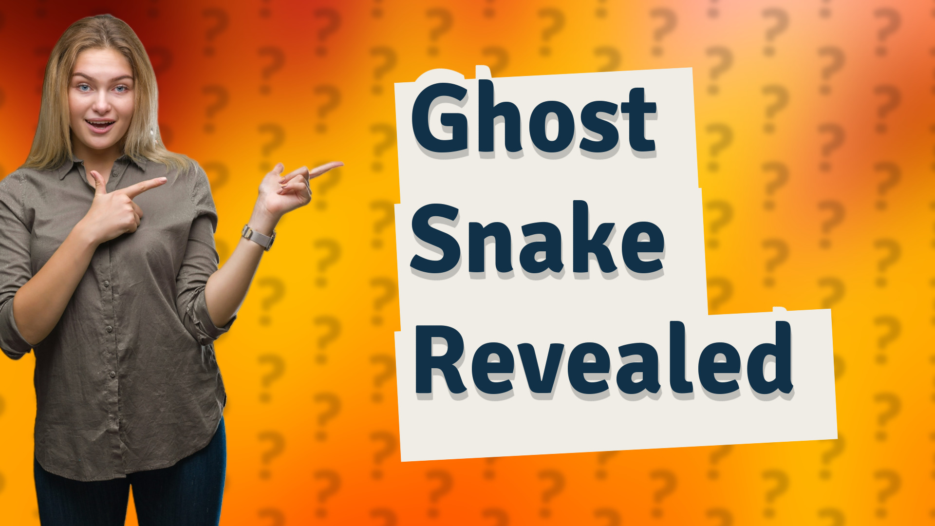 Ghost Snake Revealed