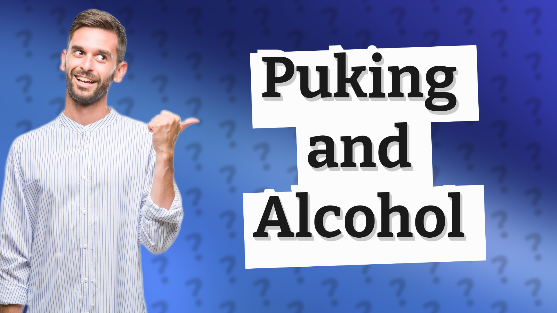 Puking and Alcohol