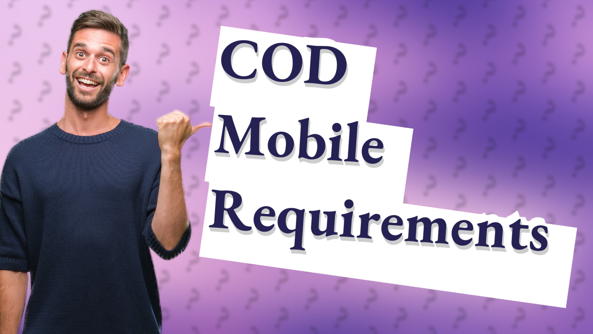 COD Mobile Requirements
