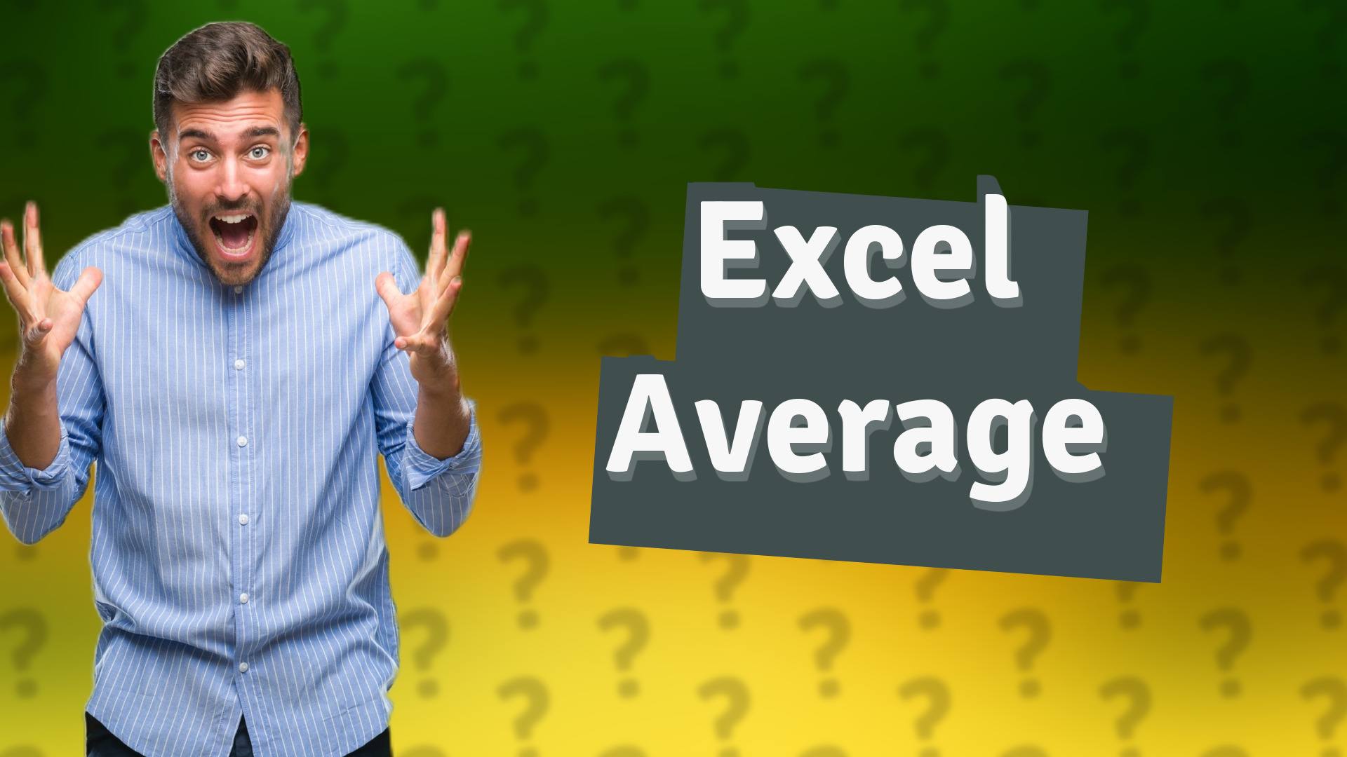 Excel Average