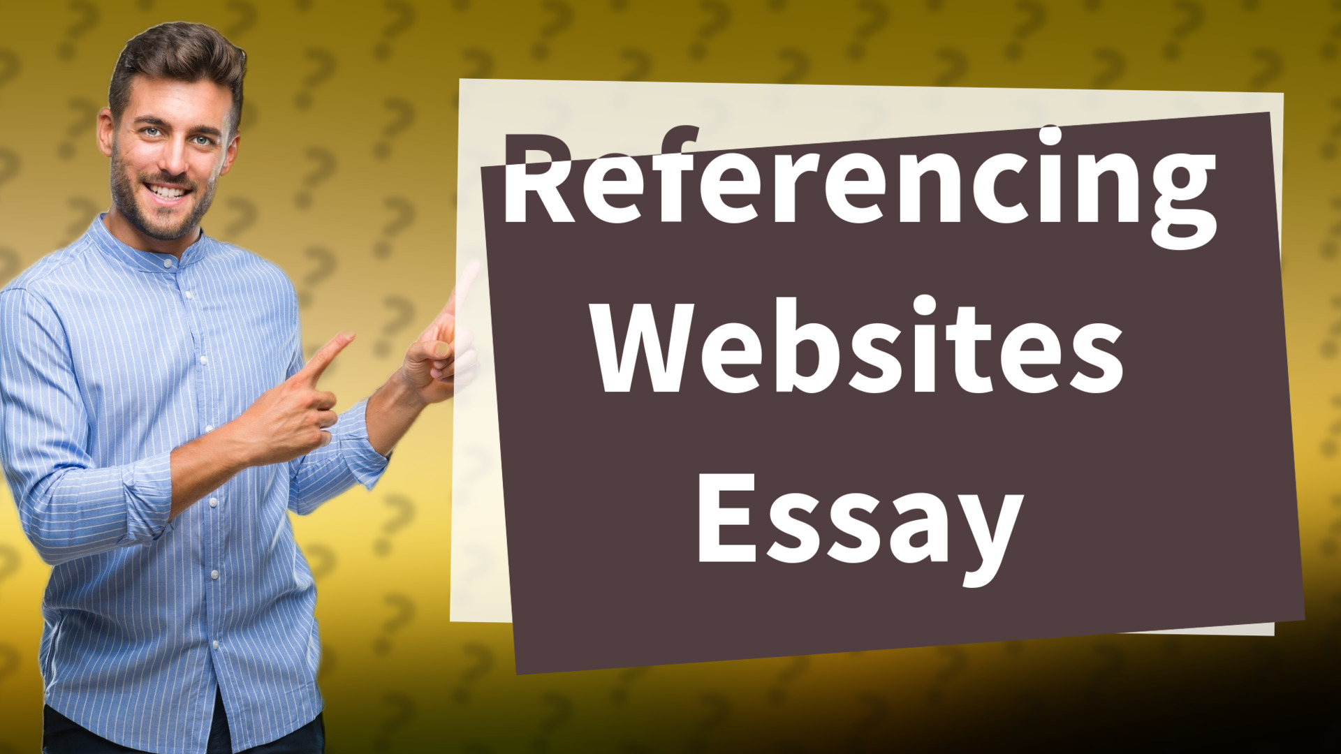 Referencing Websites Essay