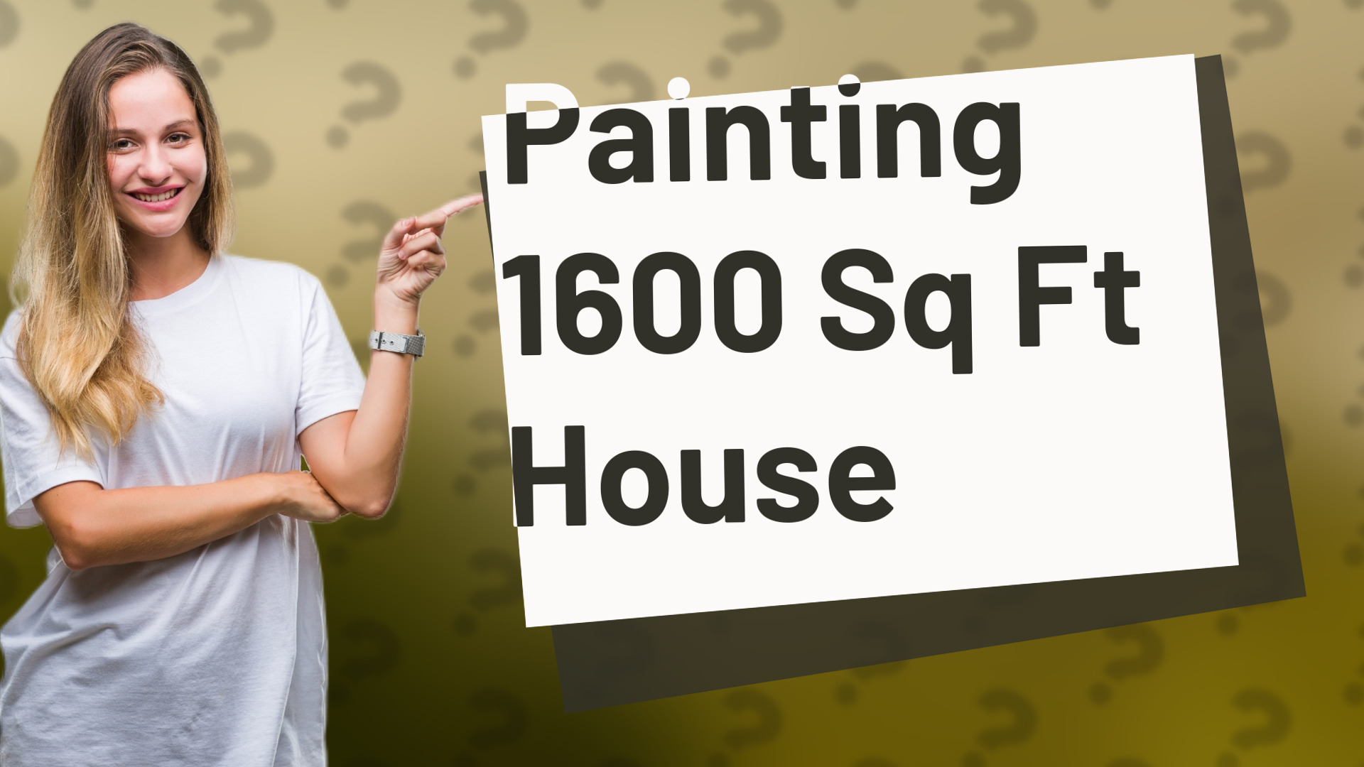 Painting 1600 Sq Ft House