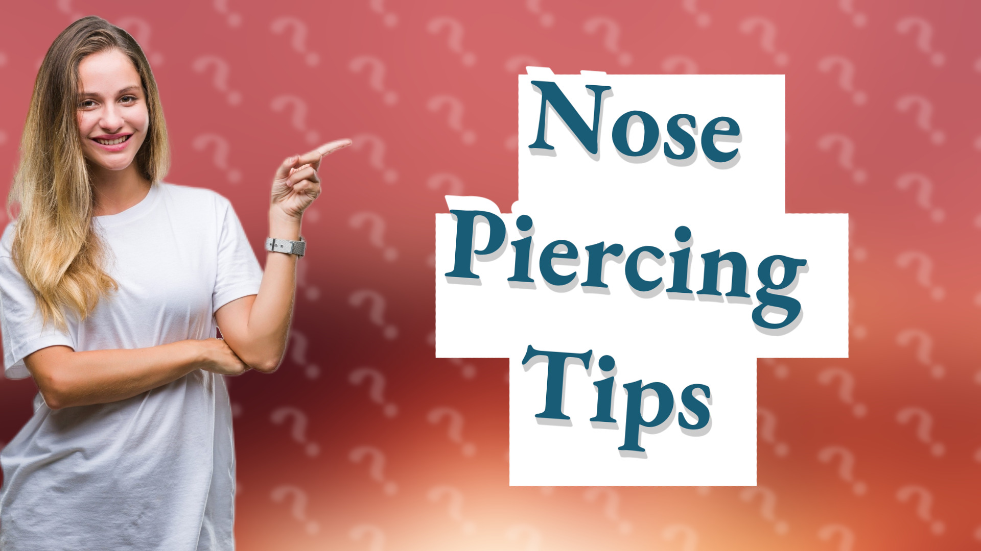 Nose Piercing Tips