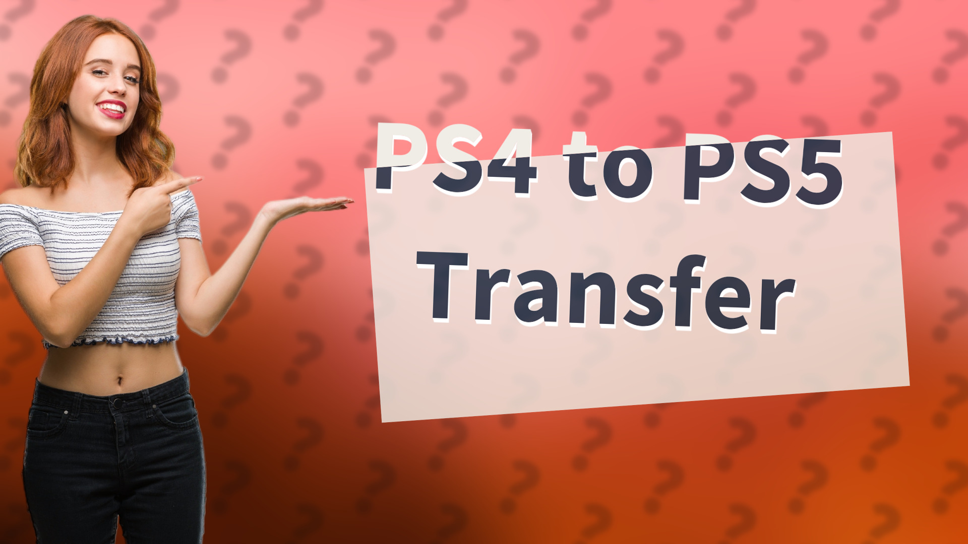 PS4 to PS5 Transfer