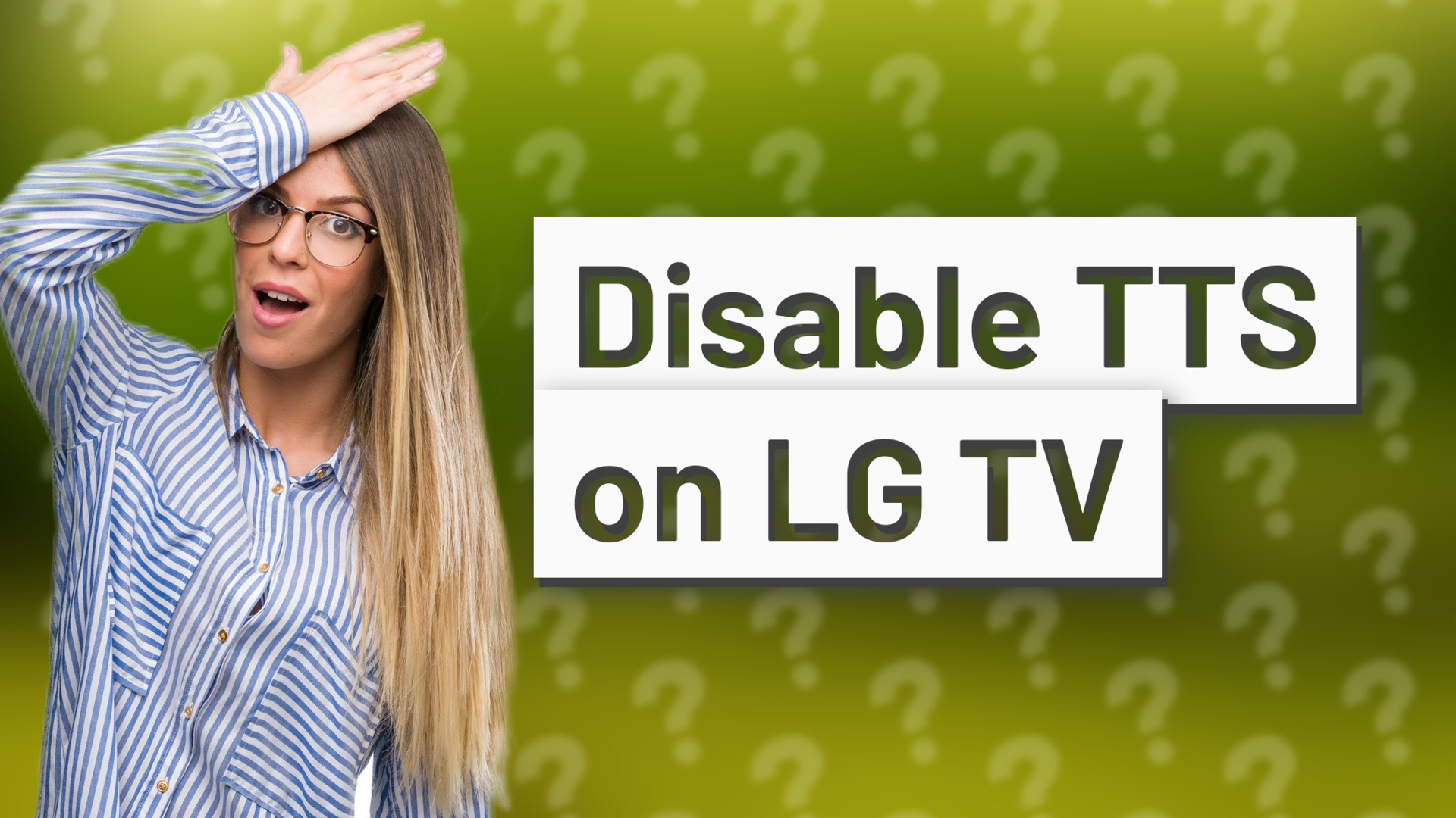 Disable TTS on LG TV