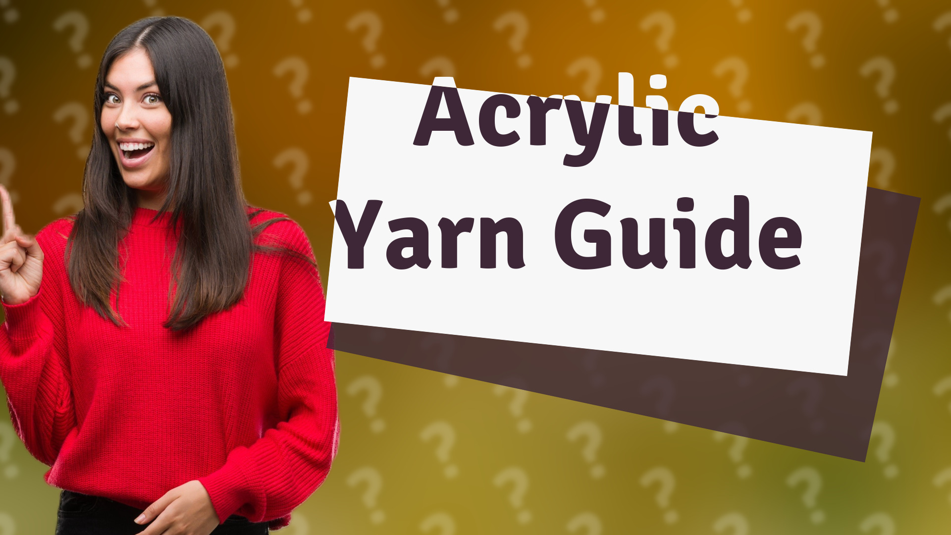 Acrylic Yarn Guide