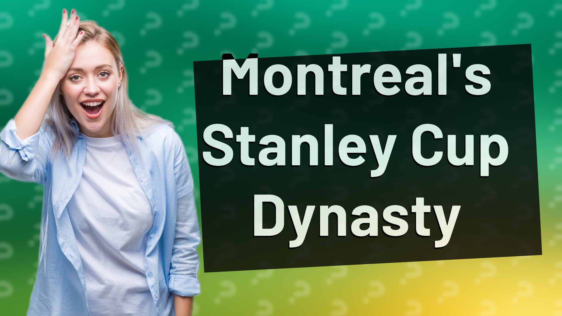 Montreal's Stanley Cup Dynasty
