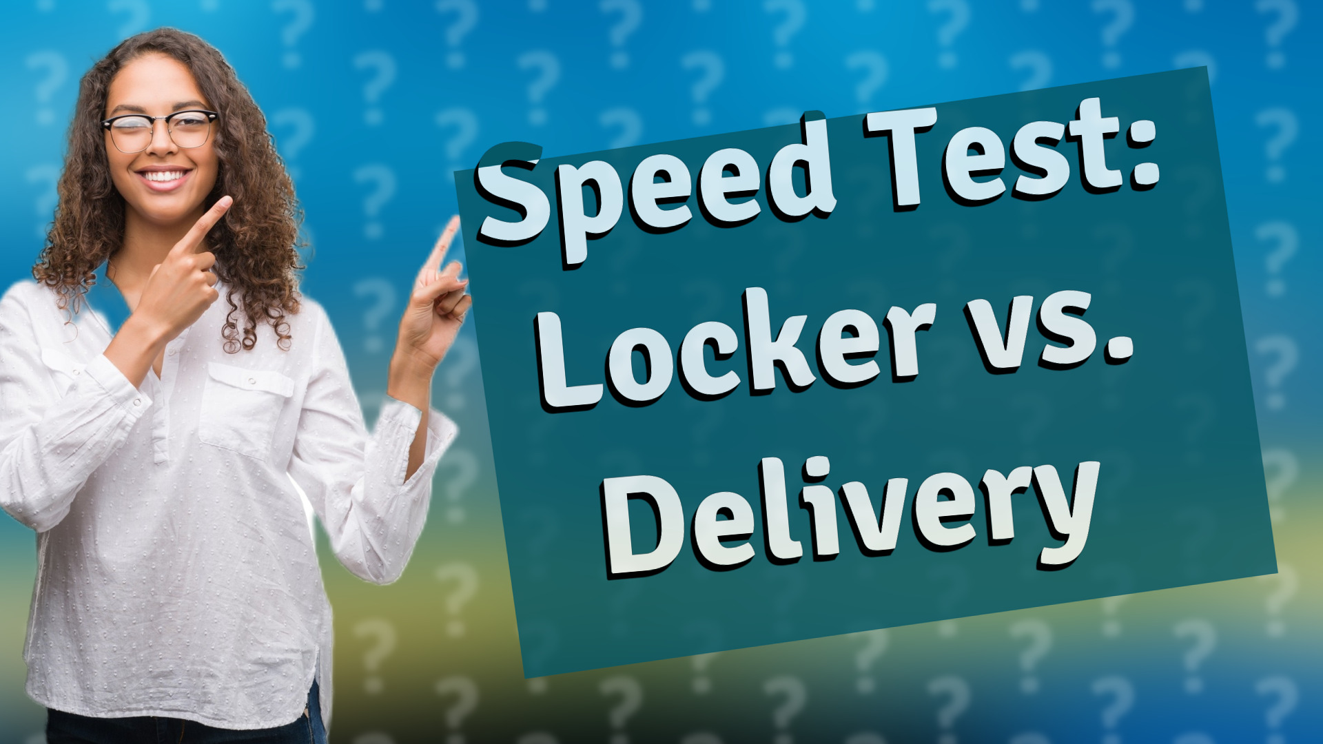 Speed Test: Locker vs. Delivery