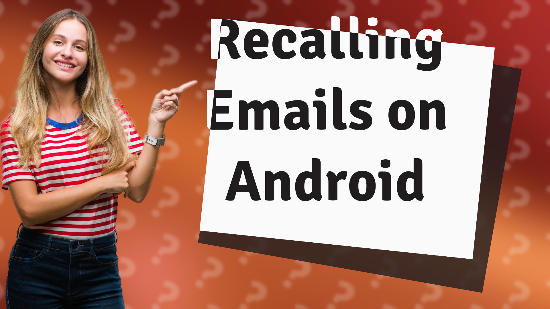 Recalling Emails on Android