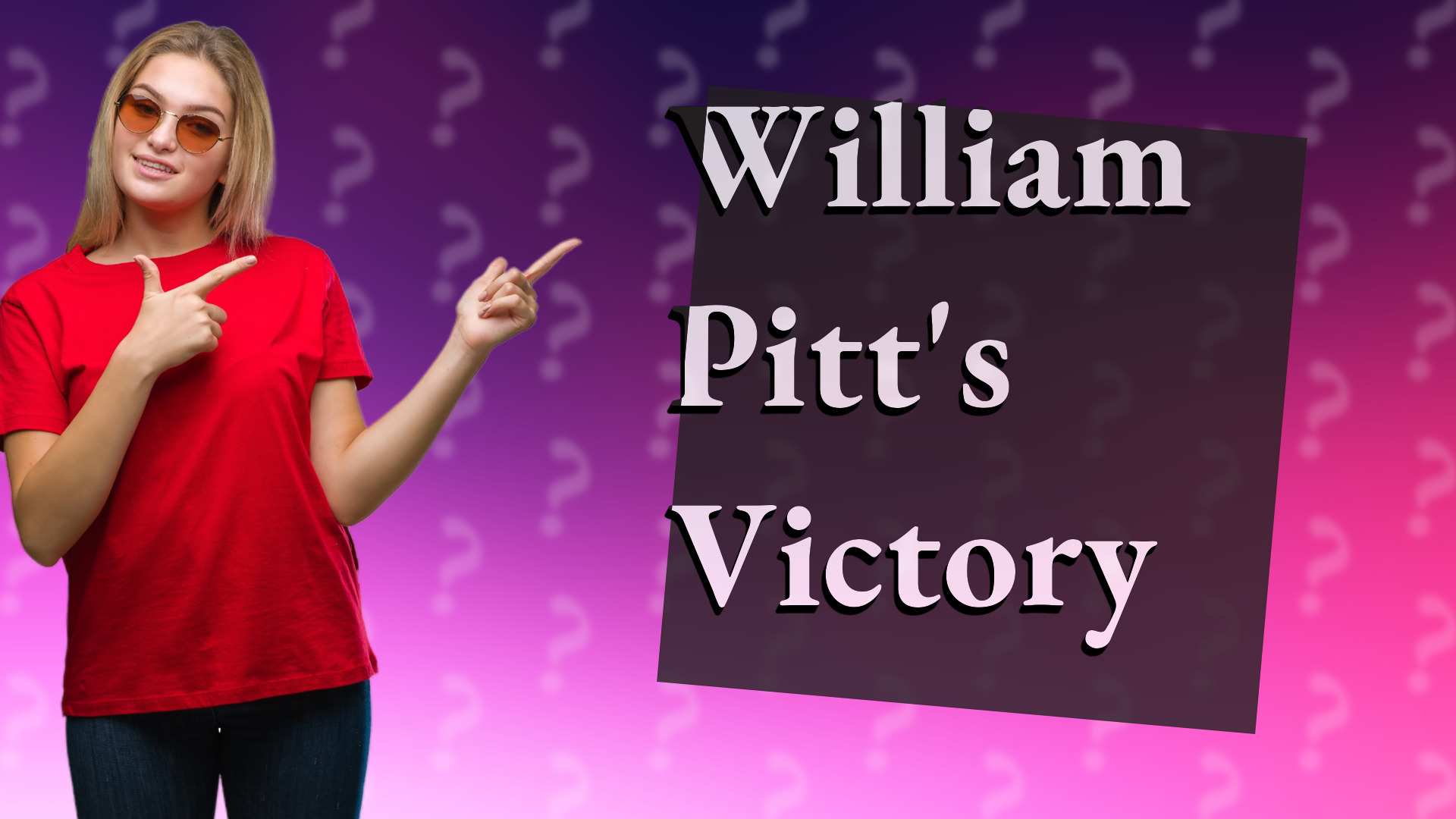 William Pitt's Victory
