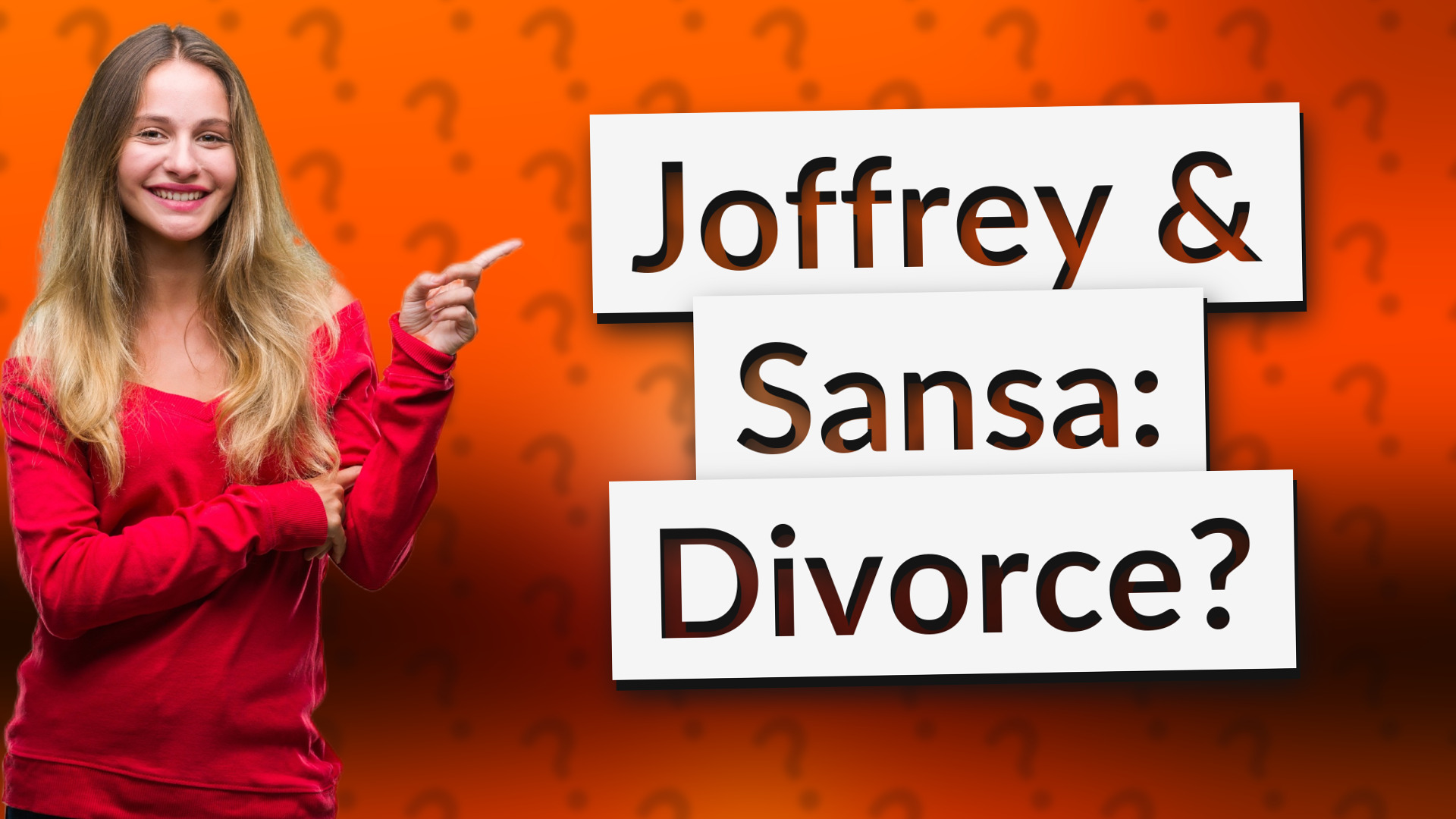 Joffrey & Sansa: Divorce?