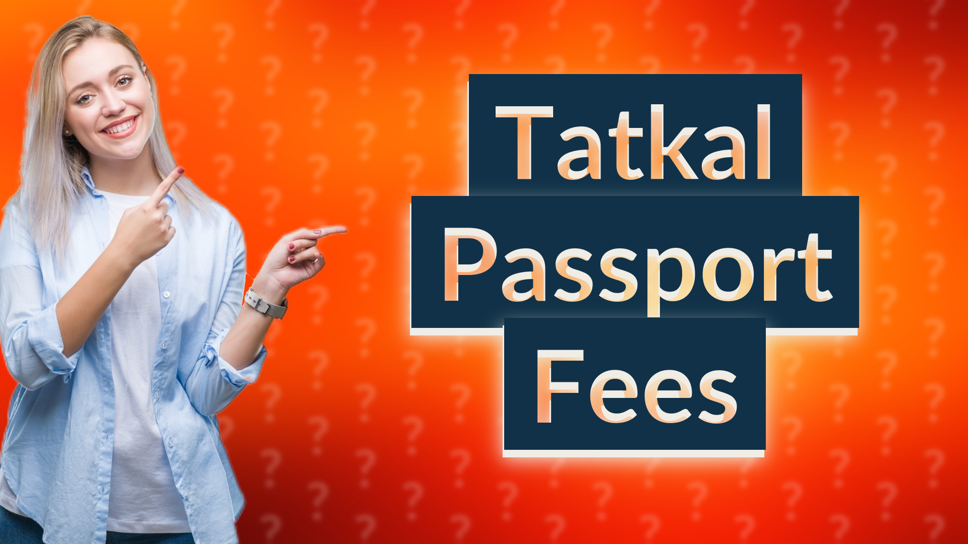 Tatkal Passport Fees