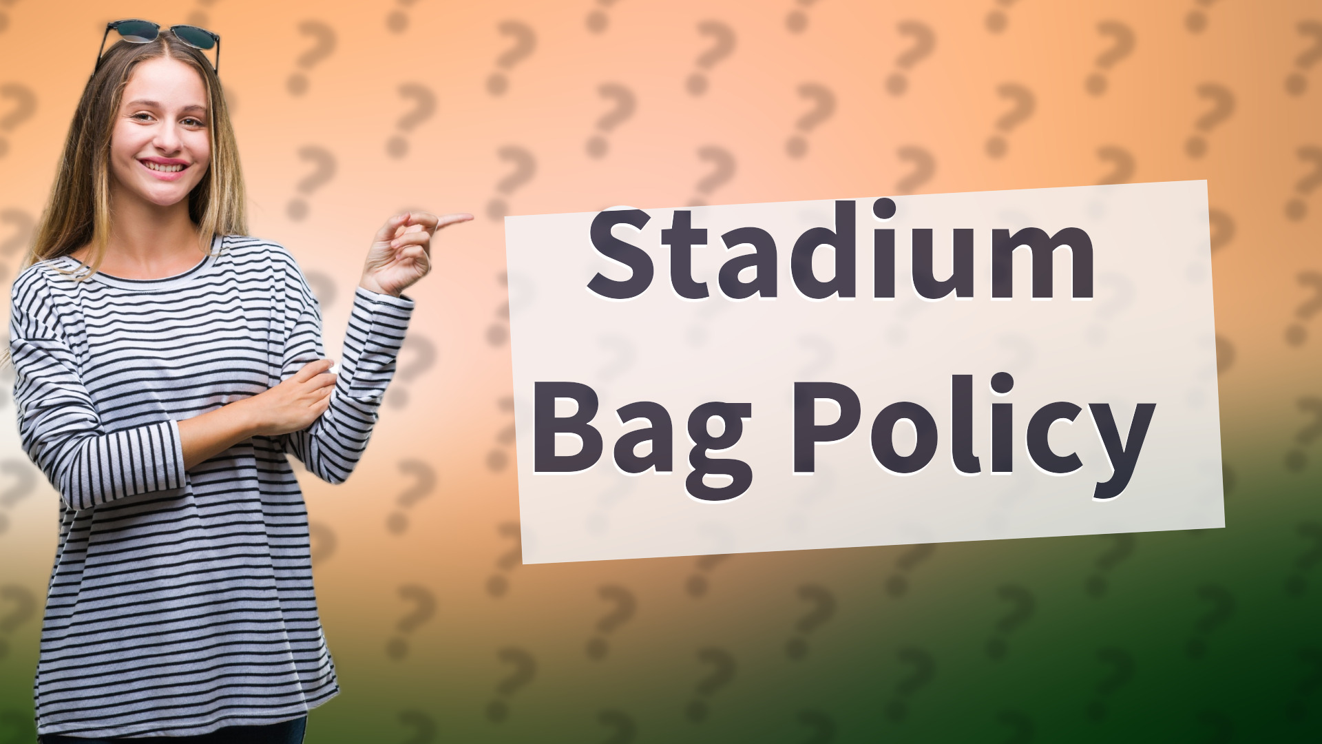Stadium Bag Policy