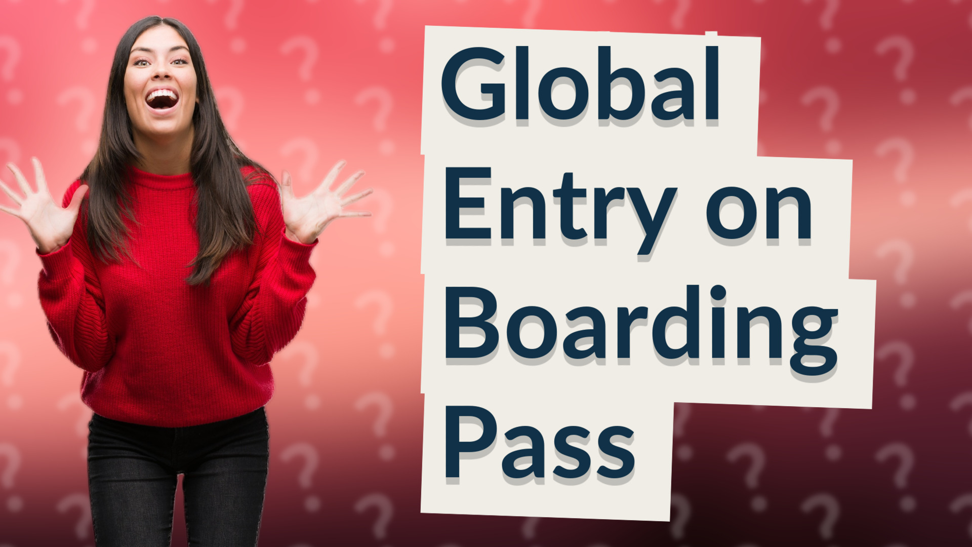 Global Entry on Boarding Pass