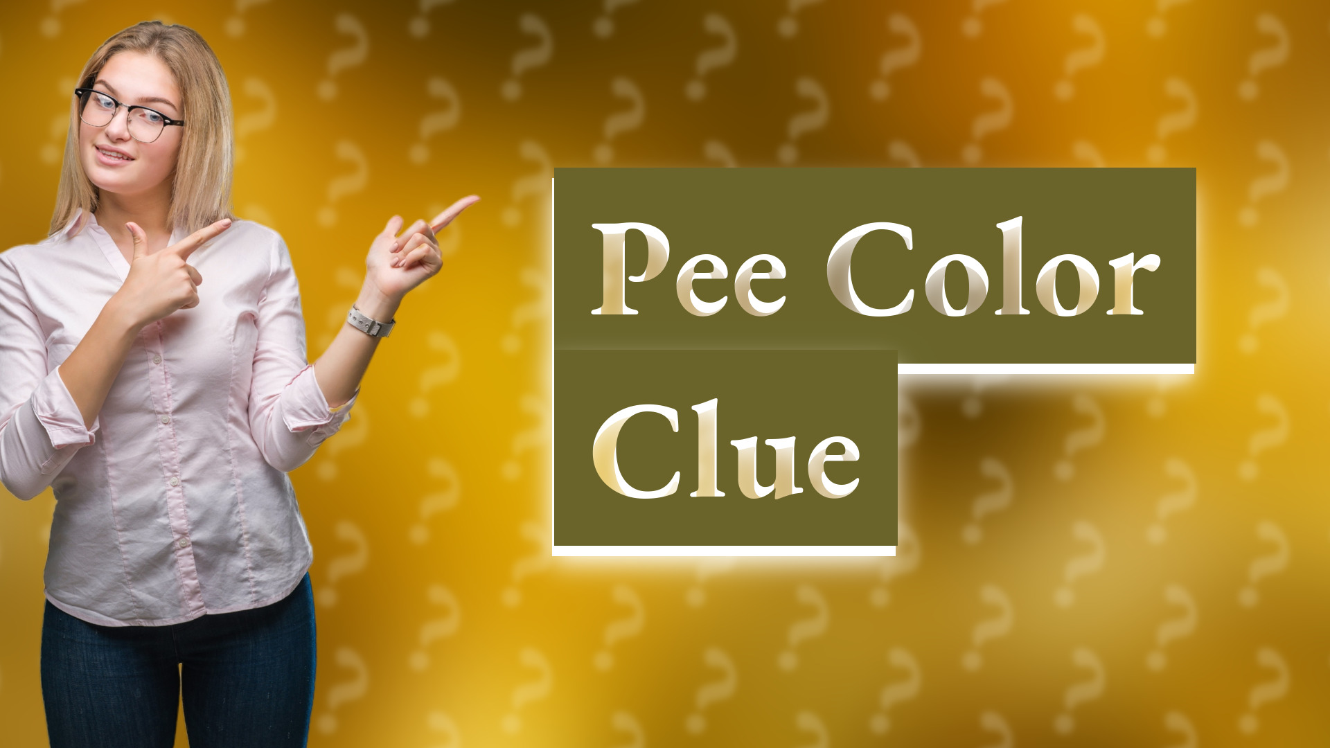 Pee Color Clue