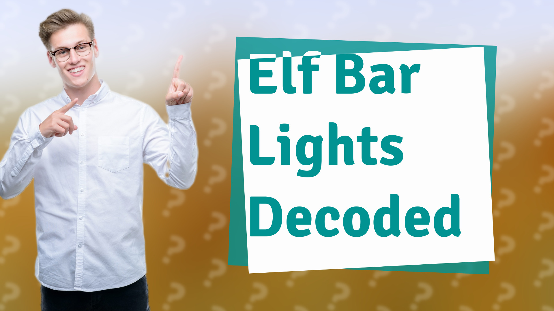 Elf Bar Lights Decoded