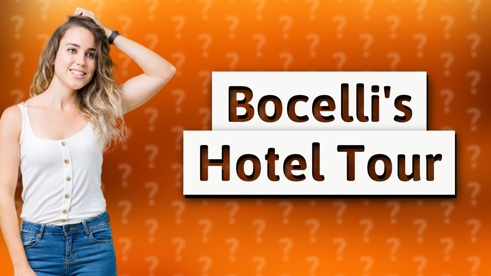 Bocelli's Hotel Tour