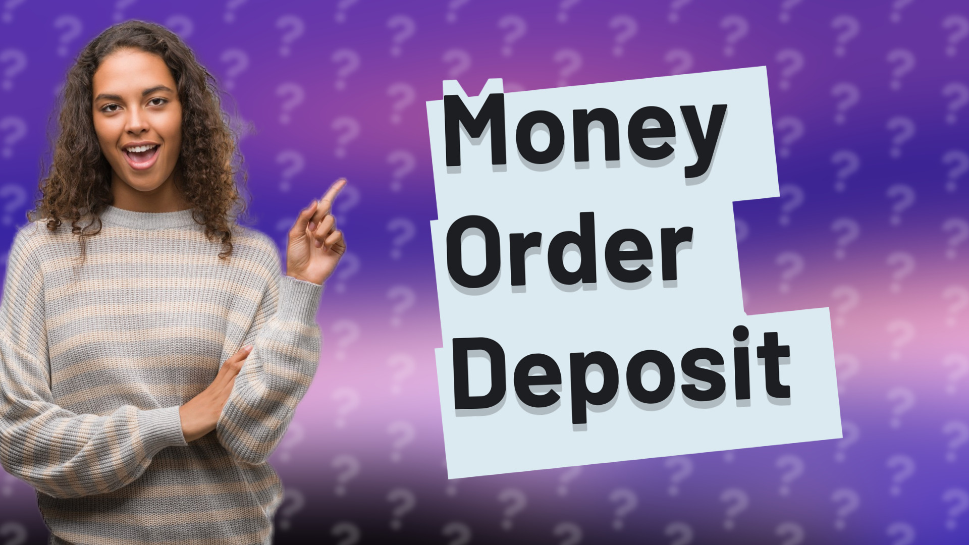 Money Order Deposit