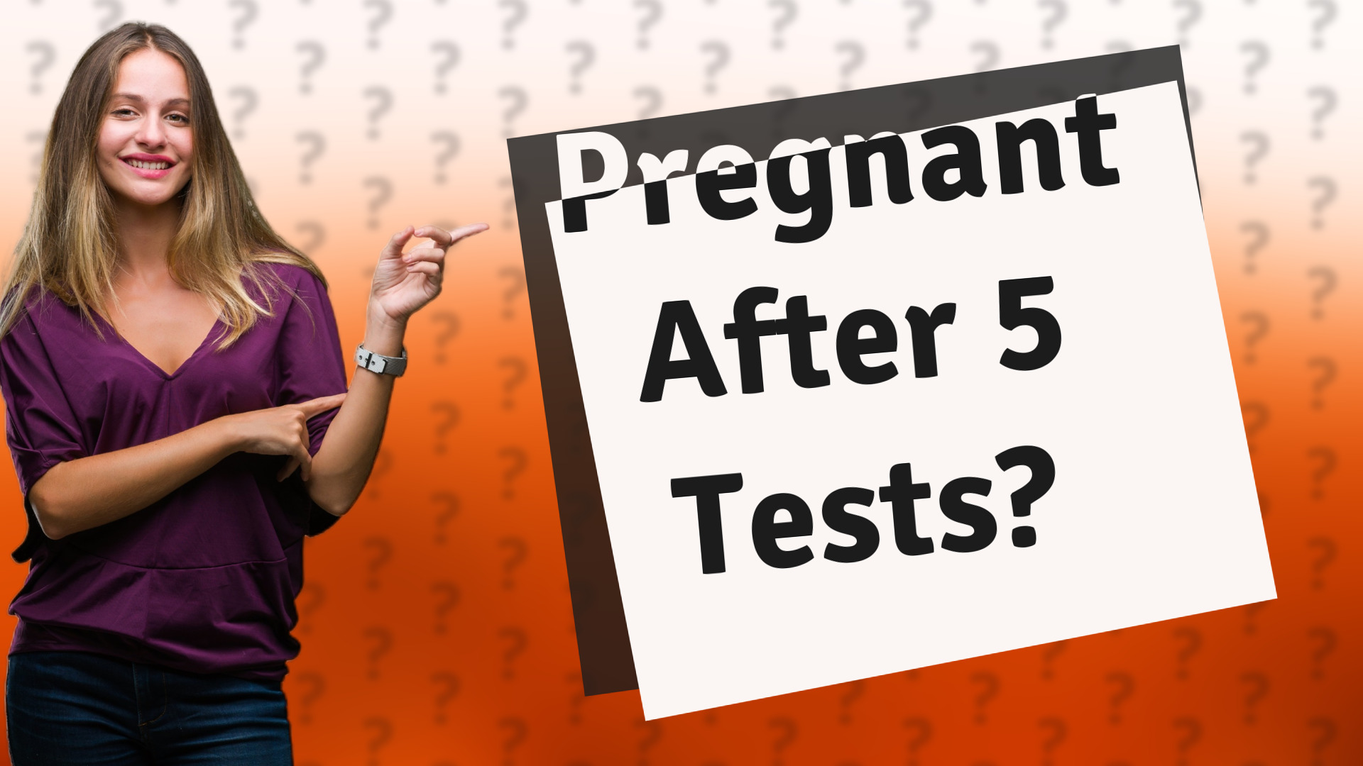 Pregnant After 5 Tests?