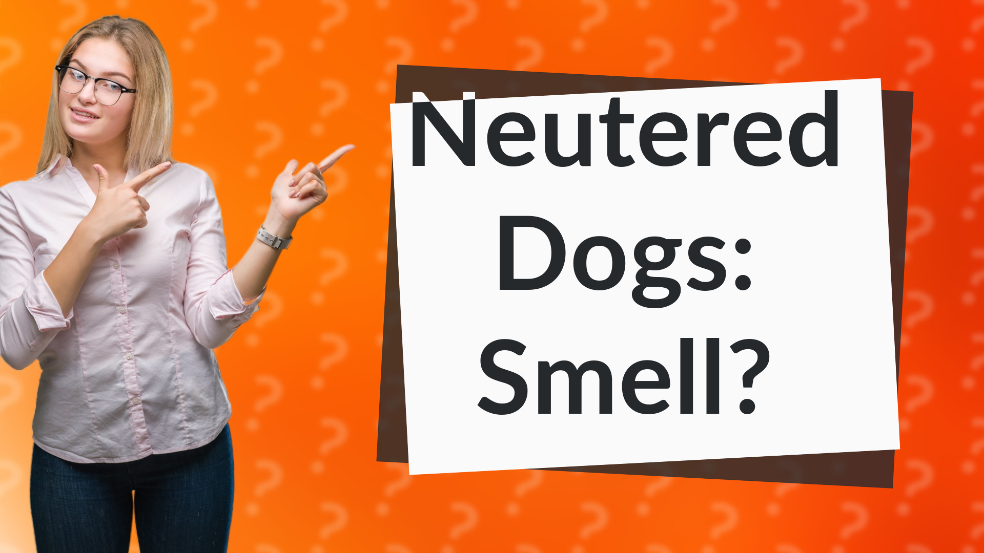 Neutered Dogs: Smell?