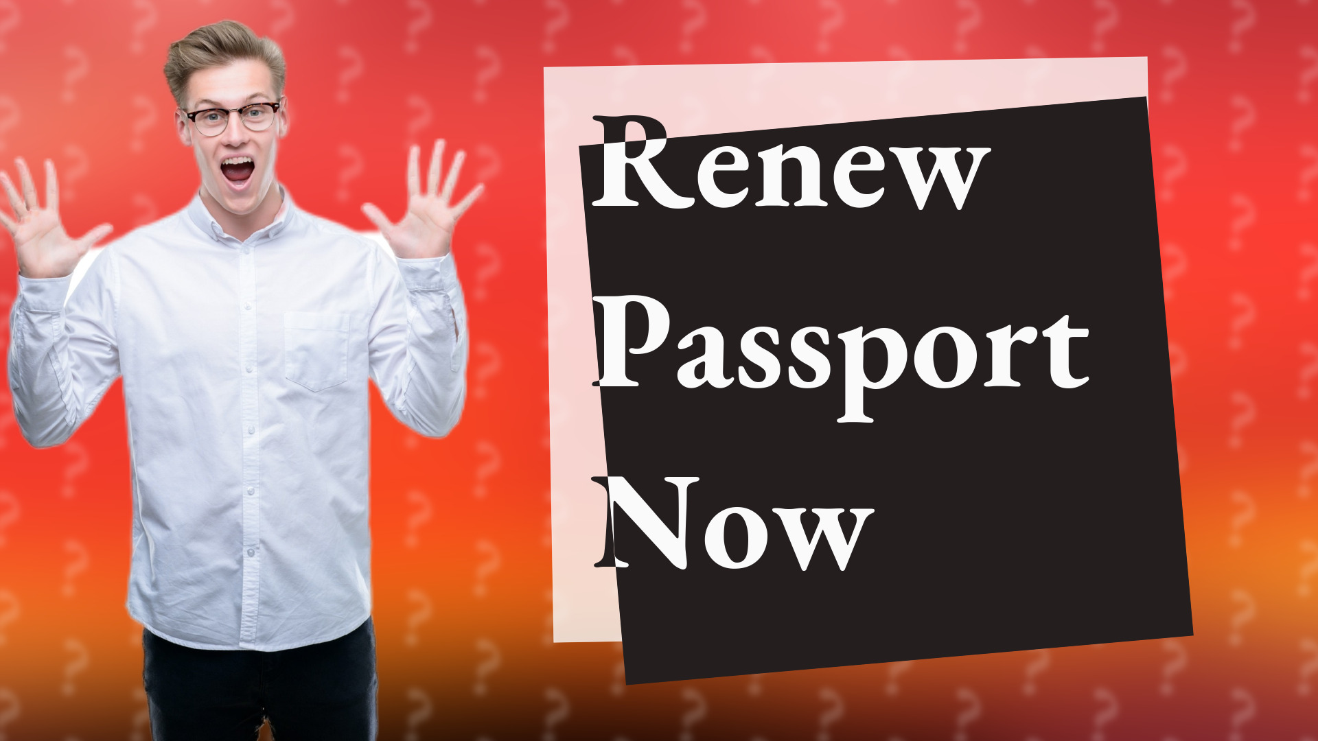 Renew Passport Now