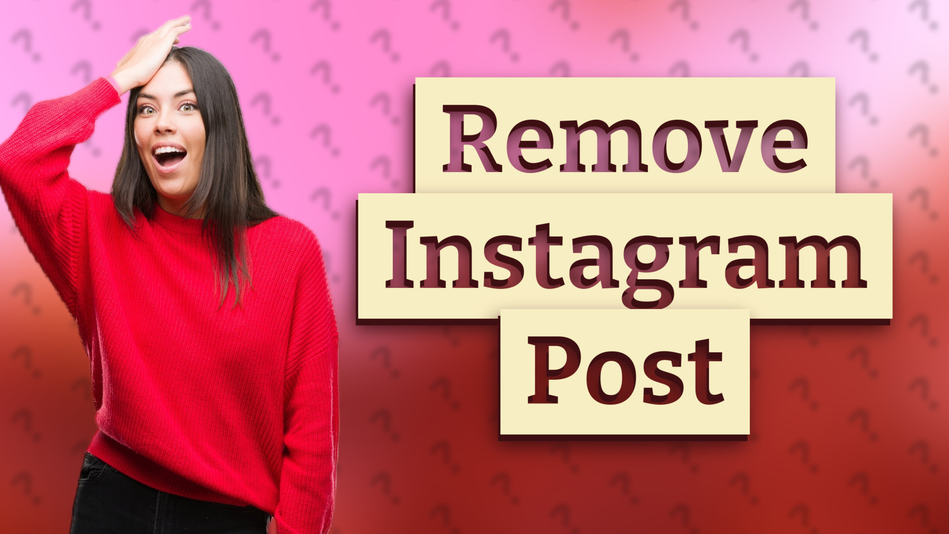 Remove Instagram Post