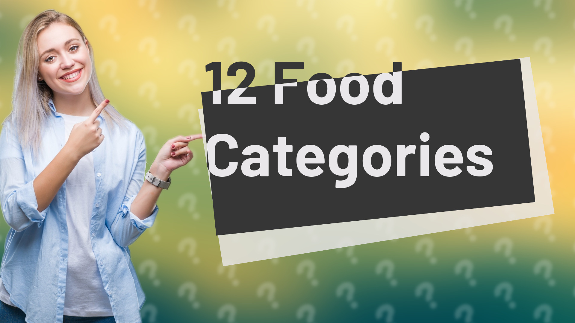 12 Food Categories