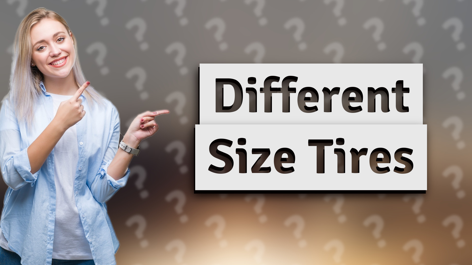 Different Size Tires