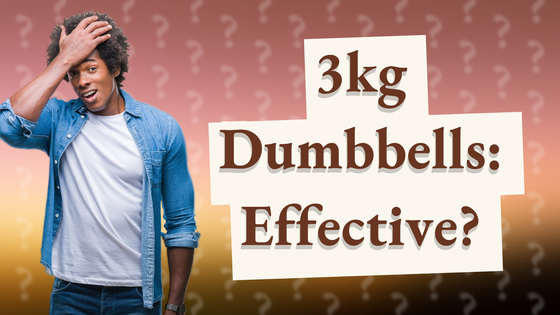 3kg Dumbbells: Effective?