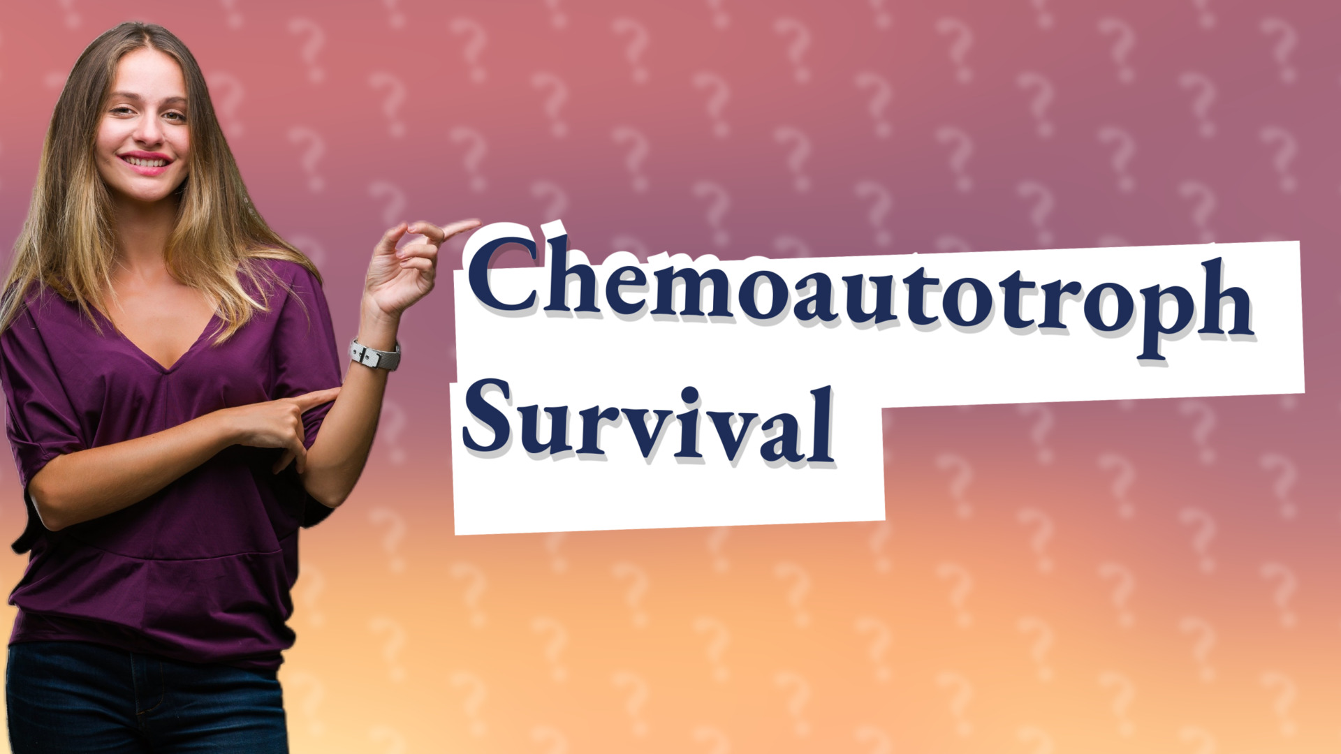 Chemoautotroph Survival