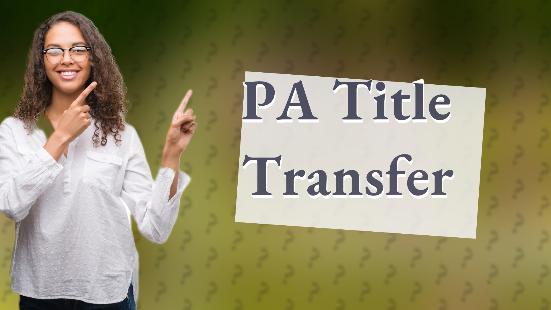 PA Title Transfer