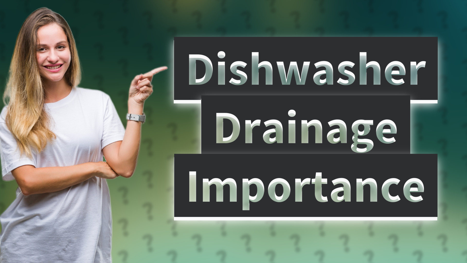 Dishwasher Drainage Importance