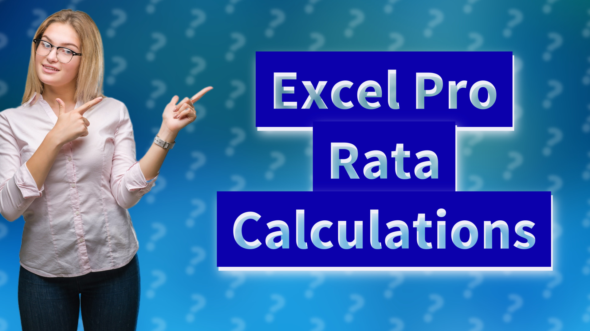 Excel Pro Rata Calculations