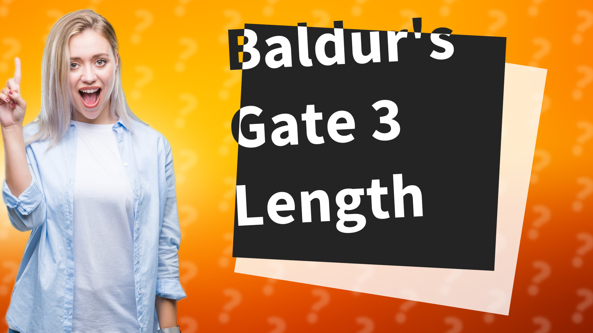 Baldur's Gate 3 Length