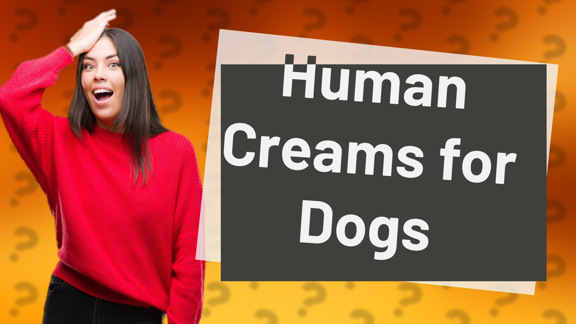 Human Creams for Dogs